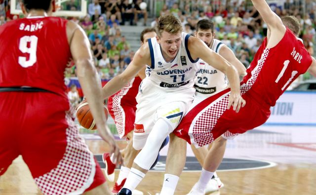 Luke Dončića septembra 2021 ne bo na domačem prvenstvu v Stožicah. FOTO: Roman Šipić