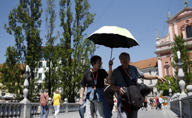 Ves teden bo vroče in suho. FOTO: Blaž Samec/Delo