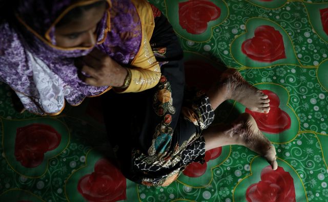 Noor Begum (23) pripadnico manjšine Rohingya, je posililo pet moških. FOTO: Reuters