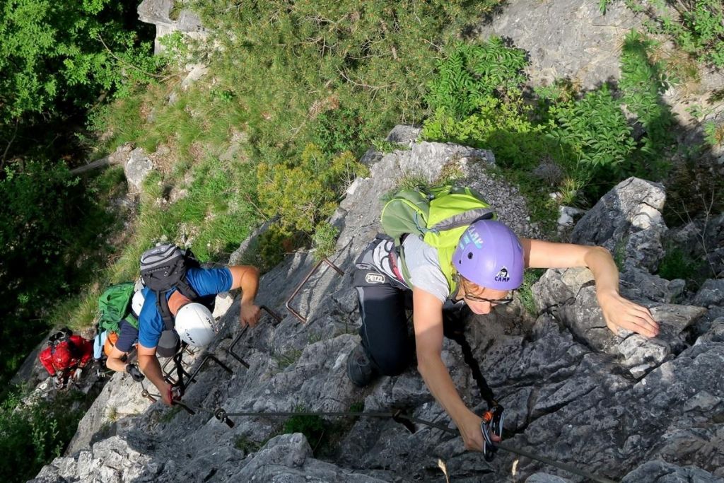 FOTO:Ferate nimajo statusa planinske poti in niso označene s planinsko markacijo