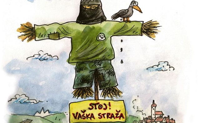 Vaška straža KARIKATURA: Marko Kočevar