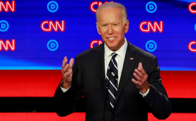 Nekdanji demokratski podpredsednik Joe Biden. FOTO: Reuters