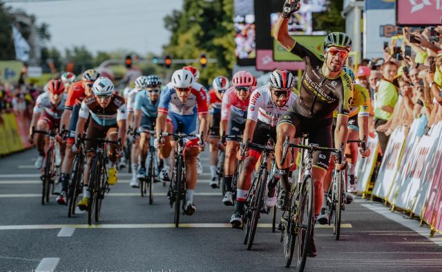 Luka Mezgec je dobil drugo etapo dirke po Poljski. Foto Szymon Gruchalski/Tour de Pologne