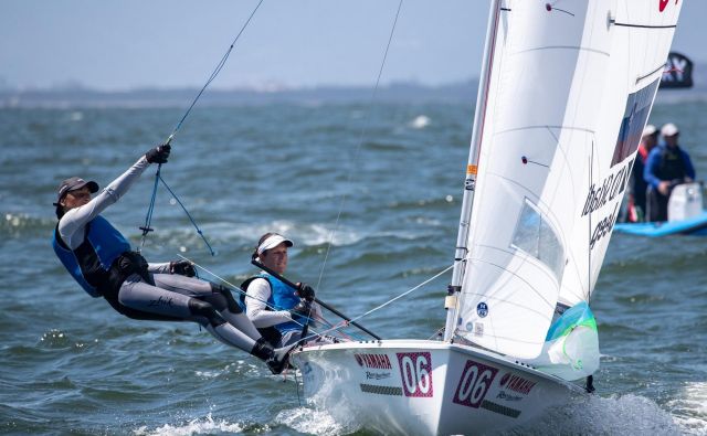 Na prizorišču olimpijskih iger prihodnje leto v Tokiu bo kmalu še predolimpijska regata in tudi uvodna tekma novega cikla svetovnega pokala. FOTO: Jadralna zveza Slovenije