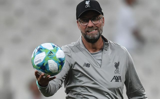 Jürgen Klopp je prišel v Istanbul dobre volje. FOTO: AFP