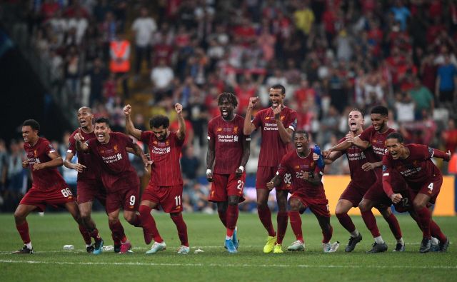 Liverpool je četrtič osvojil evropski superpokal. FOTO: AFP