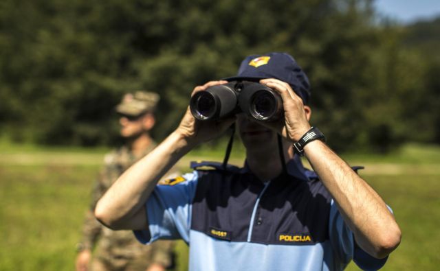 Ko so policisti opazili vozilo, je to s povečano hitrostjo odbrzelo naprej. FOTO: Voranc Vogel/Delo