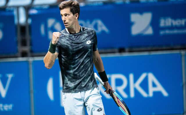 Aljaž Bedene si bo danes poskušal zagotoviti 16. naslov na turnirjih iz serije challenger. FOTO: Sportida