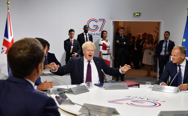 Trump je povedal, da je Johnson (na fotografiji) pravi človek za brexit in da bo z Združenim kraljestvom sklenil sporazum, ki naj bi bil »večji, kot so ga kadarkoli imeli«. Foto: Reuters