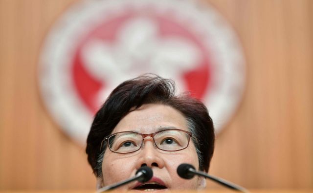 Carrie Lam. FOTO: AFP