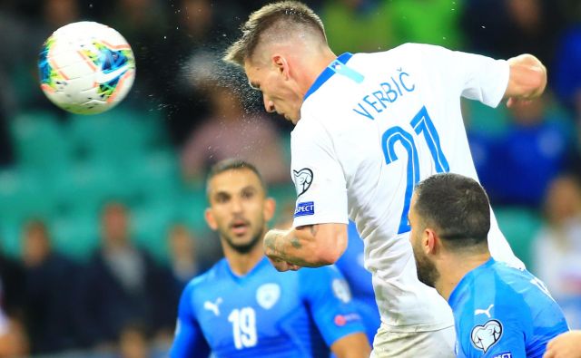 Benjamin Verbič je Sloveniji pripeljal zmago. FOTO: Tomi Lombar/Delo