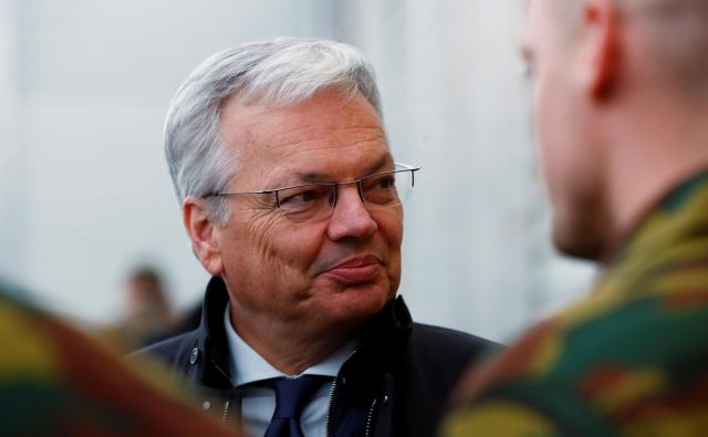 Belgijec Didier Reynders naj bi vodil resor za pravosodje, bremenijo pa ga očitki o vpletenosti v podkupovanje, pranje denarja in v trgovanje z orožjem. FOTO: Reuters