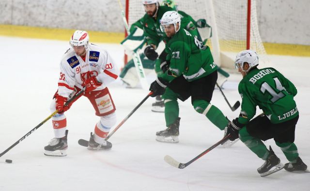 Olimpijini hokejisti nikakor niso našli poti do tekmečeve mreže. FOTO: Tomi Lombar