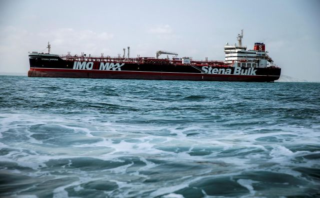 Zajetje tankerja Stena Impero se je zgodila kmalu po zajetju iranskega tankerja v Gibraltarju. FOTO: Wana News Agency via Reuters