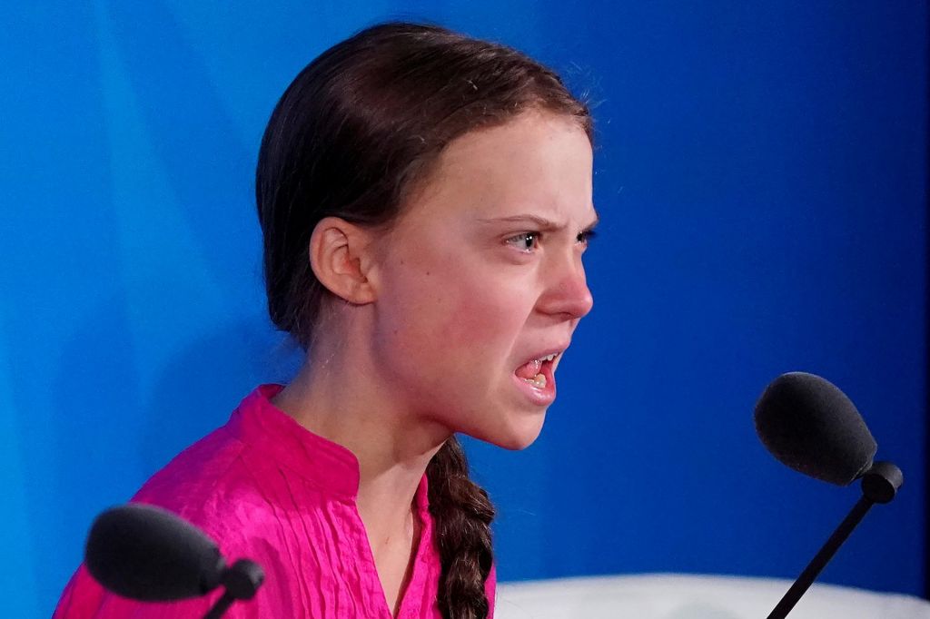 FOTO:Greta Thunberg: Pazite se, opazovali vas bomo!