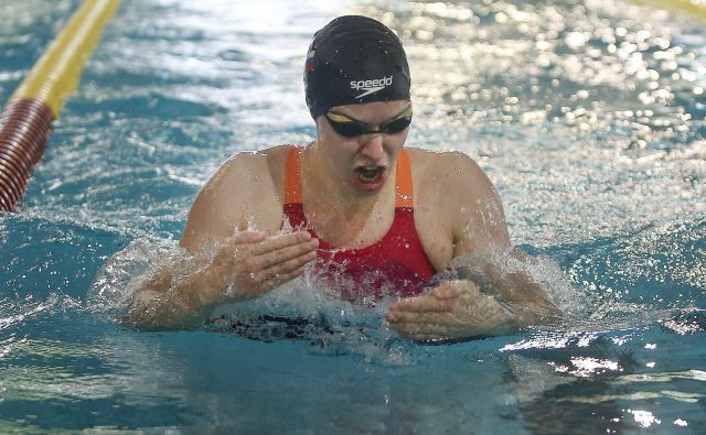 Tjaša Vozel se je odločno lotila lova na olimpijsko normo.<br />
FOTO: Blaž Samec