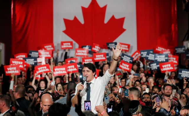 Kanadski premier Justin Trudeau se bori za ponoven mandat.<br />
FOTO: Reuters