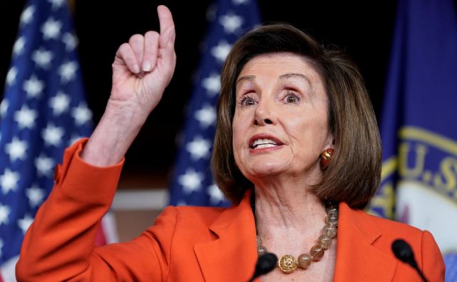 Demokratska predsednica predstavniškega doma Nancy Pelosi. Foto Joshua Roberts Reuters