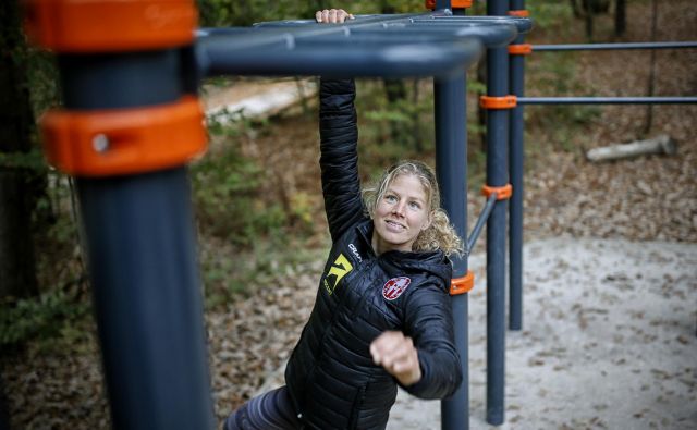 Rea Kolbl je poklicna tekmovalka v oviratlonih in je pri 28 letih med najboljšimi na svetu. Foto Blaž� Samec