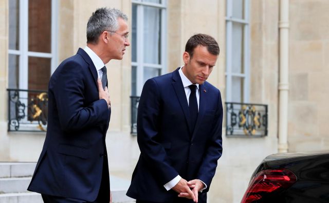 »Evropska unija ne more braniti Evrope,« se je Jens Stoltenberg odzval na Macronove ostre kritike Nata. Foto Reuters