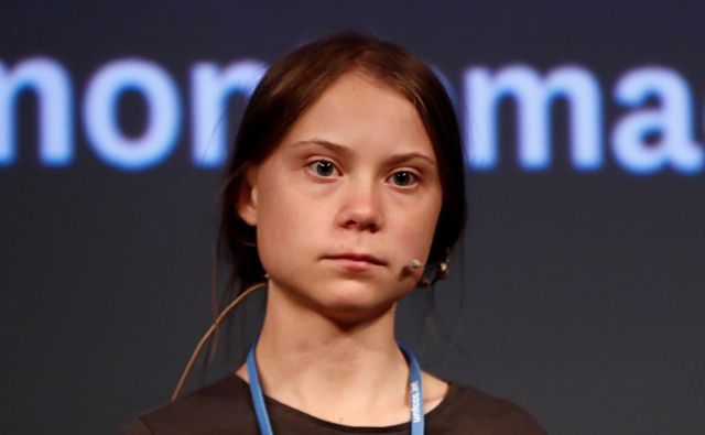 Greta Thunberg vnaprej pove, kakšno je njeno dojemanje sveta – črno-belo – in kaj želi doseči – strah in paniko. FOTO: Reuters
