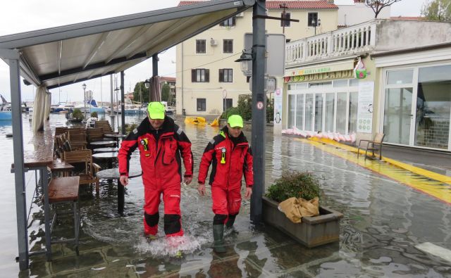 Poplave na Obali. FOTO: Nataša Čepar