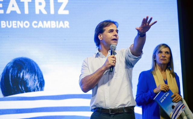V naslednjem mandatu bo Urugvaj predvidoma vodil 46-letni Luís Lacalle Pou. FOTO: Mariana Greif/Reuters