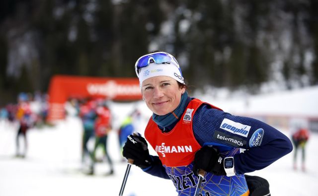 Za začetek se je v slovenskem taboru najbolje odrezala Katja Višnar. FOTO: Matej Družnik/Delo