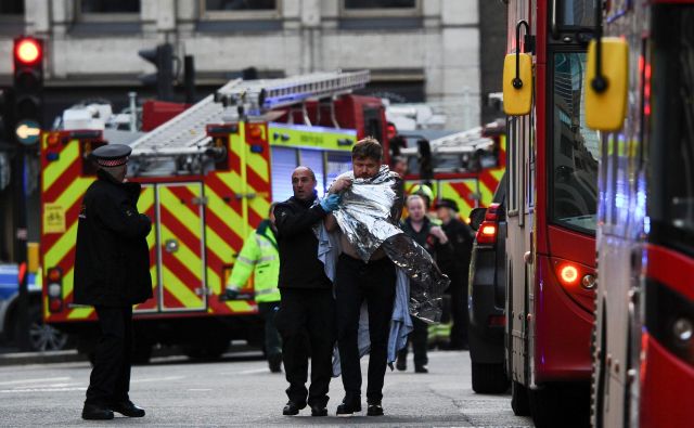 Napad v Londonu. FOTO: AFP