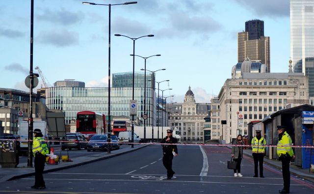 Londonska policija je dogodek obravnavala kot teroristično dejanje. FOTO: Niklas Halle&#39;n/Afp