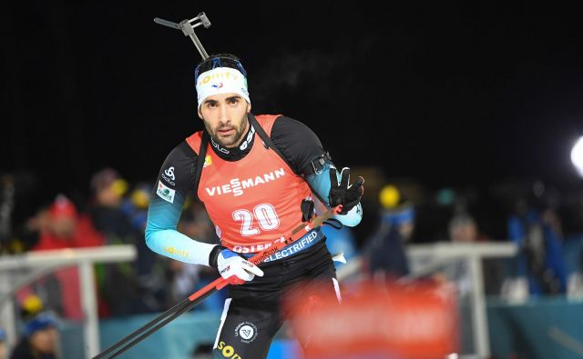 V francoski reprezentanci so se na Švedskem veselili trojne zmage, na vrh se je povzpel Martin Fourcade. FOTO: AFP