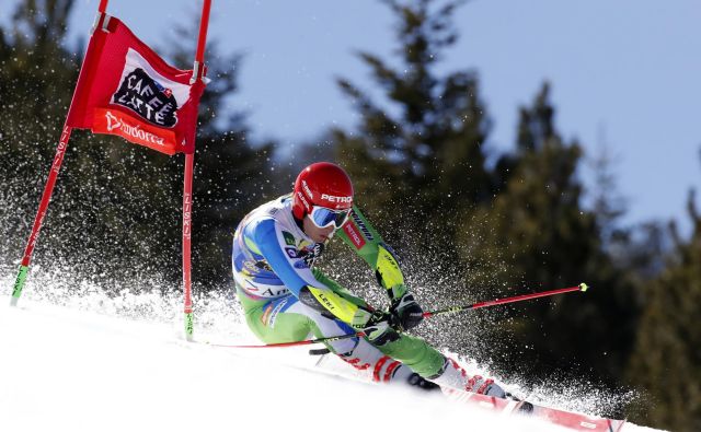 Žan Kranjec bo jutri poskušal preseči podpovprečne rezultate, ki jih ima v Beaver Creeku. Navsezadnje je v ZDA prišel s stopničkami in kot tretji veleslalomist sveta. FOTO: Reuters