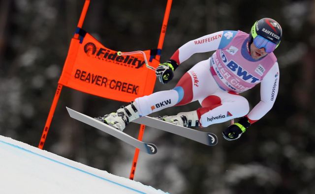 Beat Feuz je na progi Ptic roparic prepričljivo ugnal tekmece. FOTO: AFP