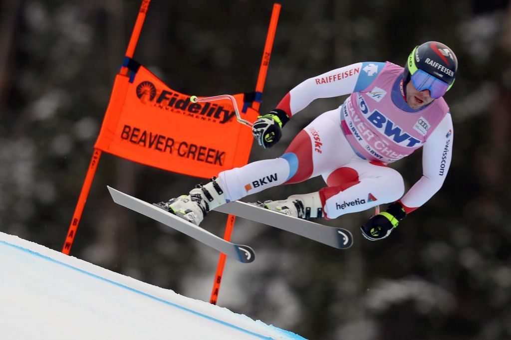 FOTO:Beat Feuz s številko 9 do devete smukaške zmage