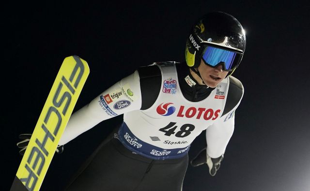 Peter Prevc je bil najboljši Slovenec v Rusiji. FOTO: Reuters