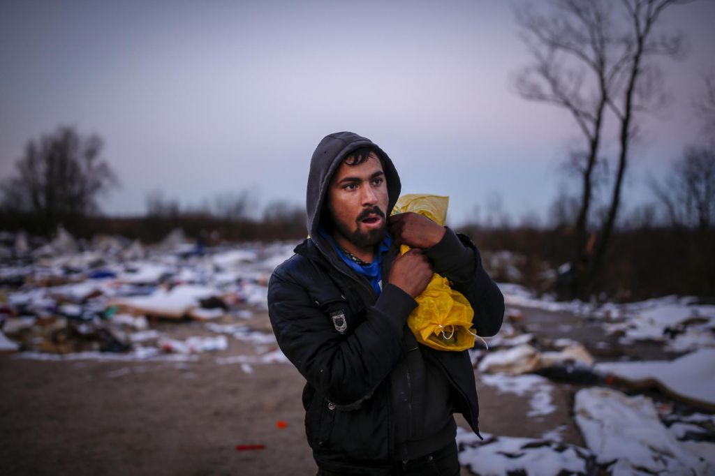 FOTO:To ni bil begunski center, ampak džungla brez vsega