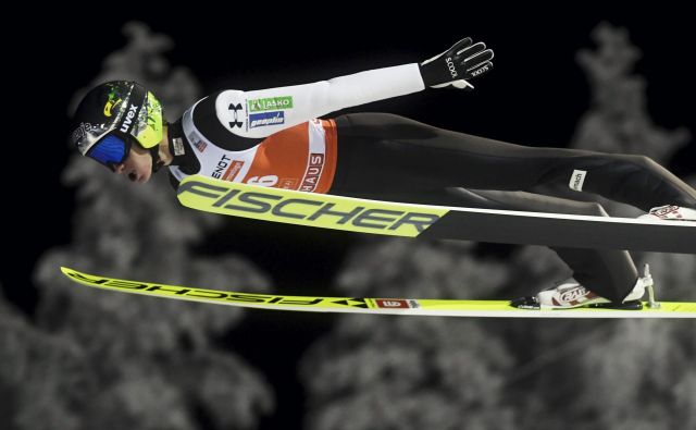 Peter Prevc je prejšnjo novoletno turnejo predčasno končal, domov je odpotoval že po kvalifikacijah Garmisch-Partenkirchna. FOTO: AFP