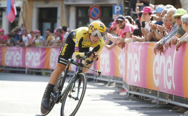 Primož Roglič je v letu 2019 premikal mejnike slovenskega kolesarstva. FOTO: Leon Vidic/Delo