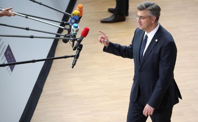 Hrvaška vlada pod vodstvom premiera Andreja Plenkovića bo prevzela predsedovanje svetu EU na začetku novega institucionalnega cikla. Foto: Reuters