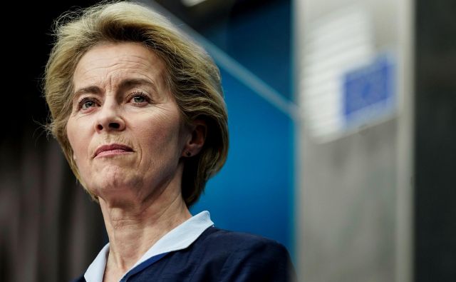 Ursula von der Leyen pričakuje aktivacijo vseh diplomatskih kanalov.FOTO: Kenzo Tribouillard/AFP