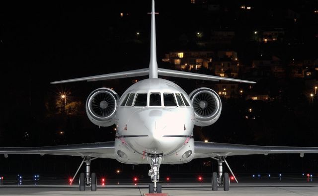 Državno letalo Falcon. FOTO: Jovanovic Daniel/Aiirliners.net