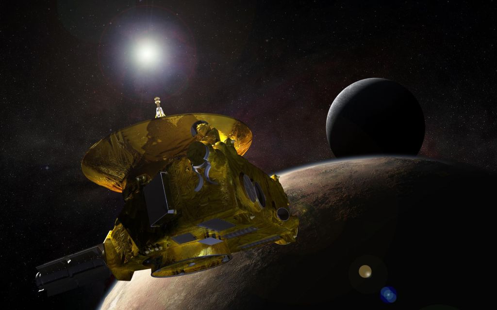 FOTO:Varčna sonda, ki je obletela Pluton in od blizu videla Kupierjev pas