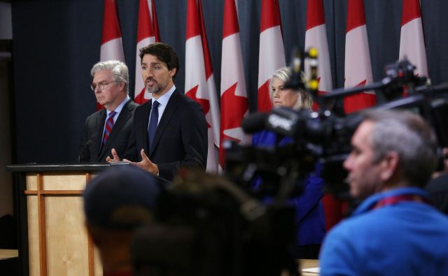 Kanadski zunanji minister Justin Trudeau. FOTO: Dave Chan/AFP