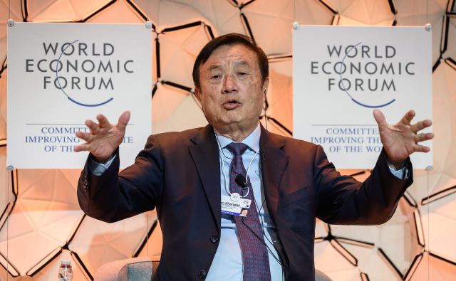 Glavni izvršni direktor Huaweia Ren Zhengfei. FOTO: AFP