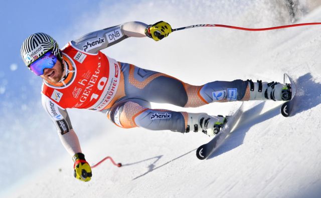 Kjetil Jansrud je po novembru 2018 na superG v Lake Louisu spet okusil slast zmage v svetovnem pokalu. FOTO: AFP