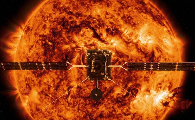 Ilustracija novega solarnega orbiterja. FOTO: NASA / AFP