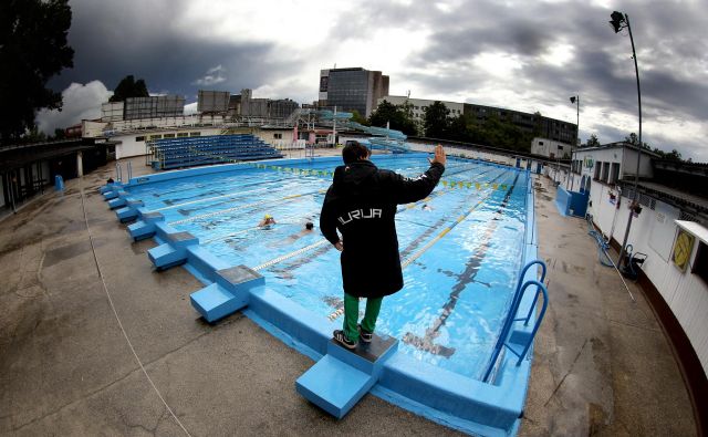 Temeljni kamen za gradnjo nove Ilirije s pokritim olimpijskim bazenom so postavili leta 1999. Foto: Roman Šipić