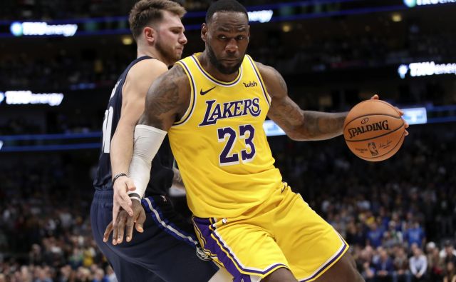 LeBron James in Luka Dončić bosta kmalu združila moči. FOTO: Usa Today Sports