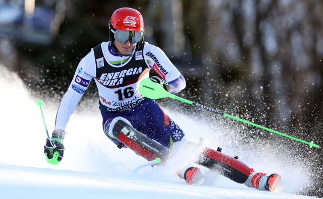 Štefan Hadalin bo v finalu nastopil s 15. časom. FOTO: Damir Sencar/Afp