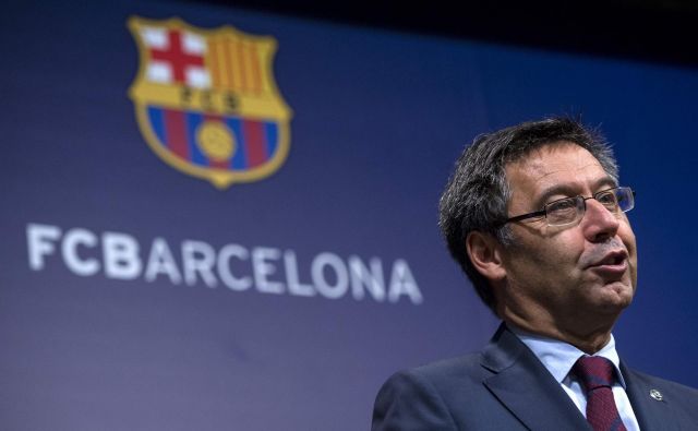 Josep Maria Bartomeu (Barcelona) je predsednik nogometnega kluba, ki ustvari največ prihodkov med vsemi v Evropi. FOTO: AFP